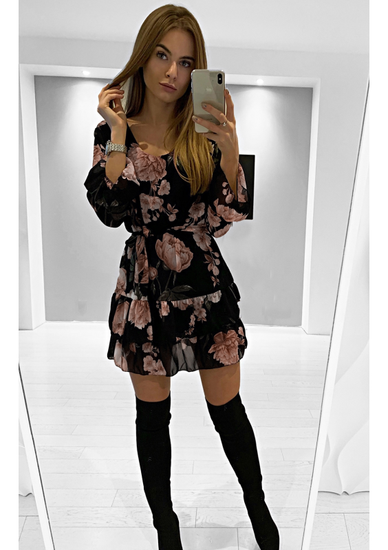 SUKIENKA ROSE PRINT ILM P01