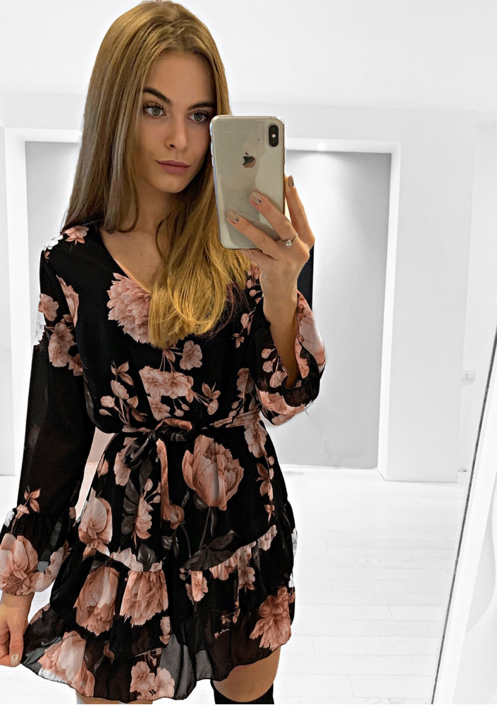 SUKIENKA ROSE PRINT ILM P01