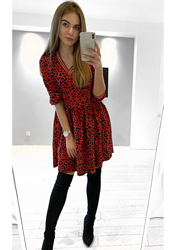 SUKIENKA W CĘTKI RED