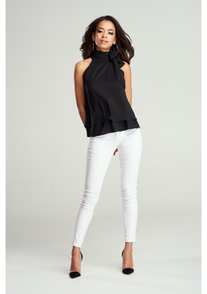 TOP Z WIĄZANIEM NA SZYI