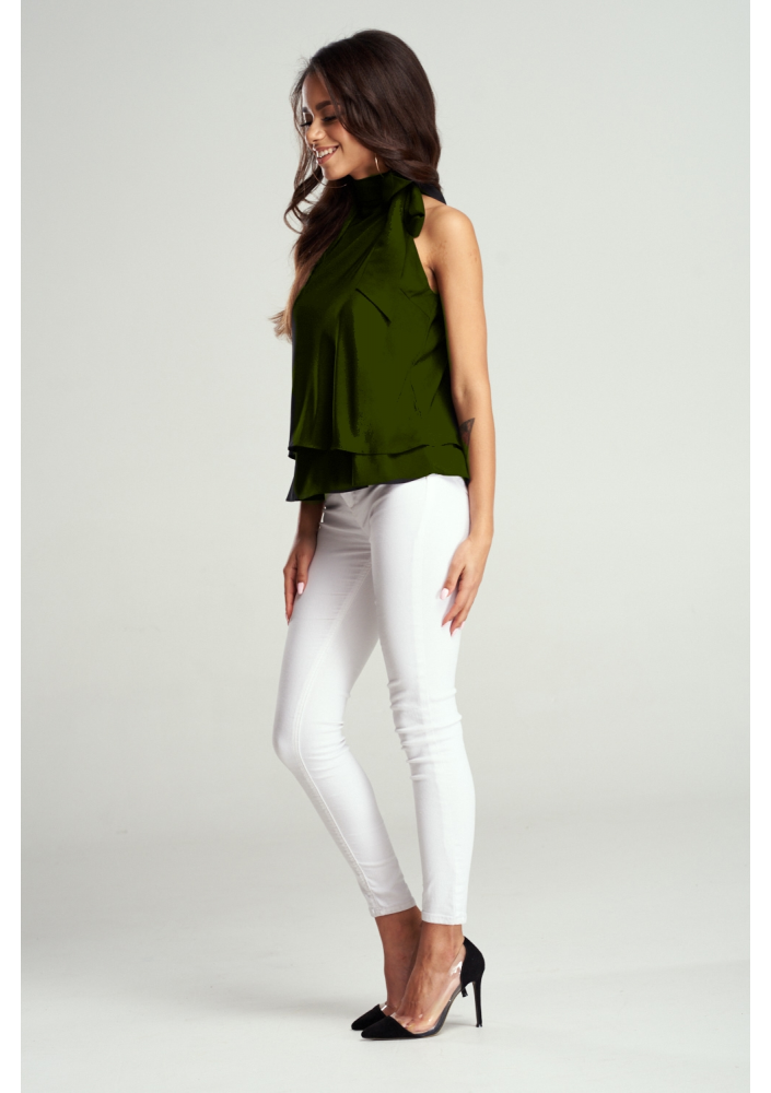 TOP Z WIĄZANIEM NA SZYI