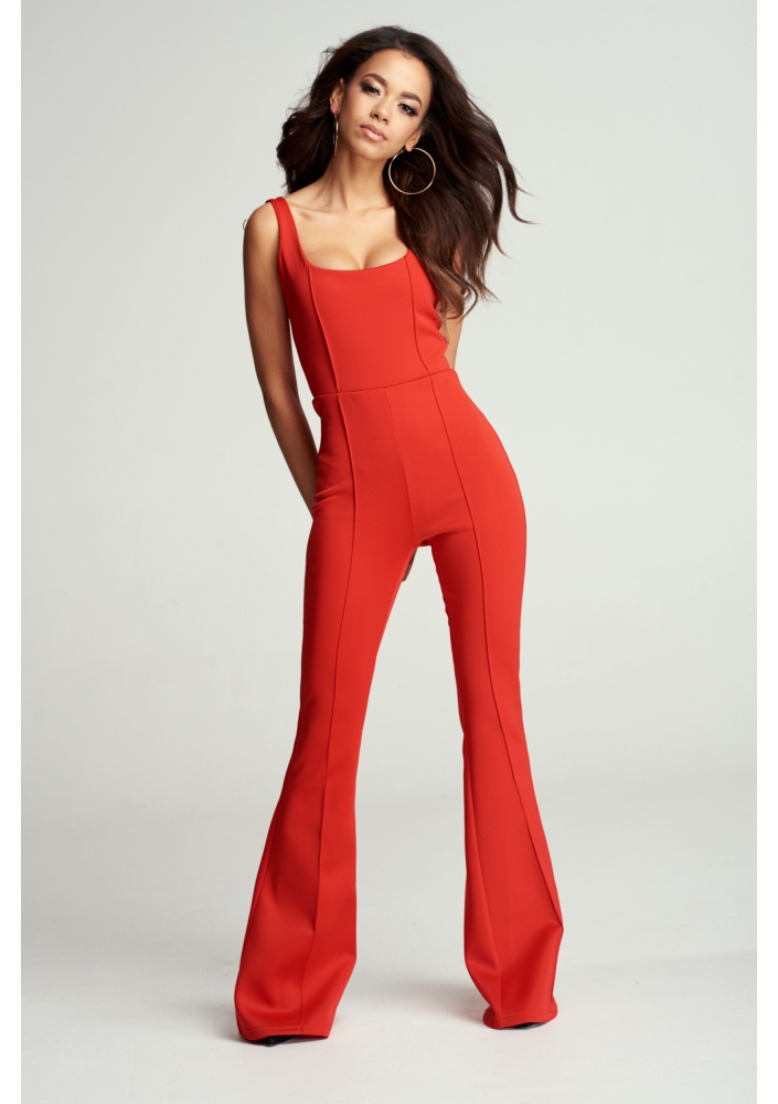 KOMBINEZON Z POSZEŻANĄ NOGAWKĄ