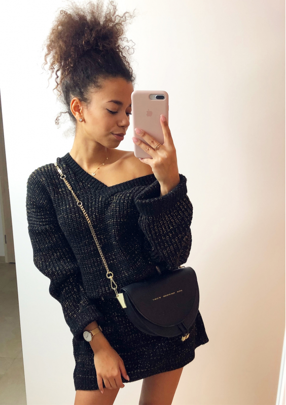 TUNIKA ZE ZŁOTĄ NITKĄ A36