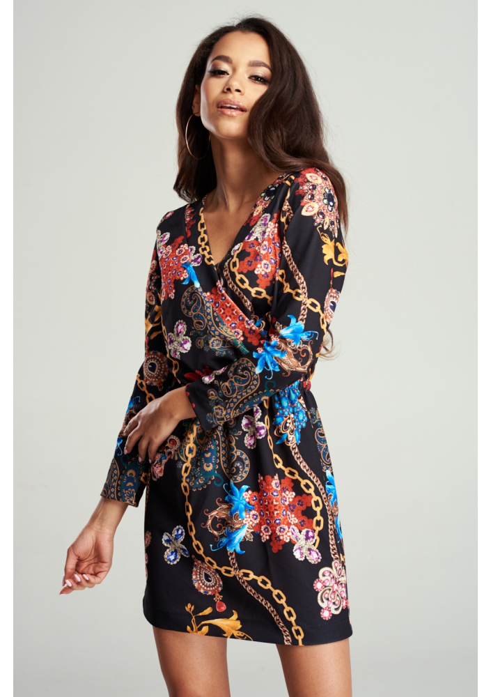 KOPERTOWA SUKIENKA ORNAMENT FLOWERS