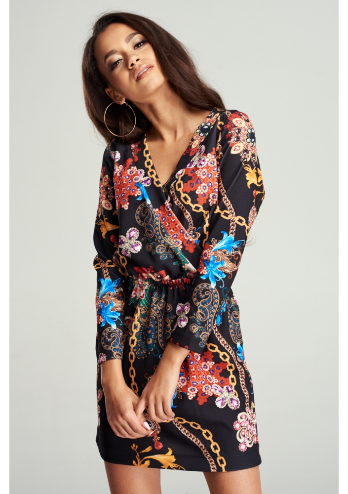 KOPERTOWA SUKIENKA ORNAMENT FLOWERS