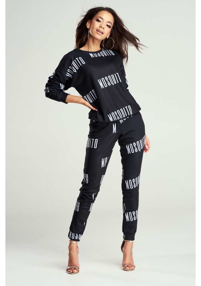 SPODNIE LOGO BRAND PRINT ILM