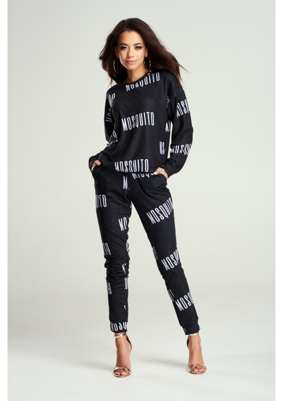 SPODNIE LOGO BRAND PRINT ILM