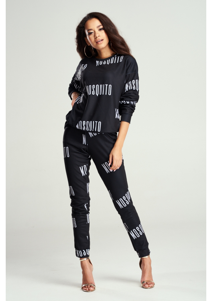 SPODNIE LOGO BRAND PRINT ILM