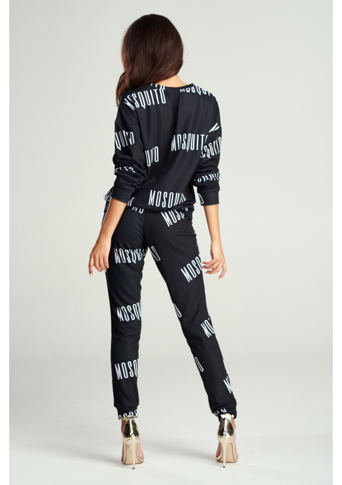 SPODNIE LOGO BRAND PRINT ILM