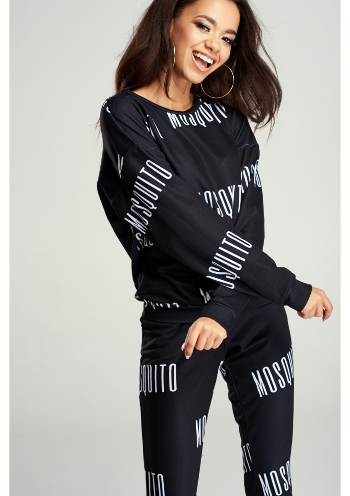 SPODNIE LOGO BRAND PRINT ILM