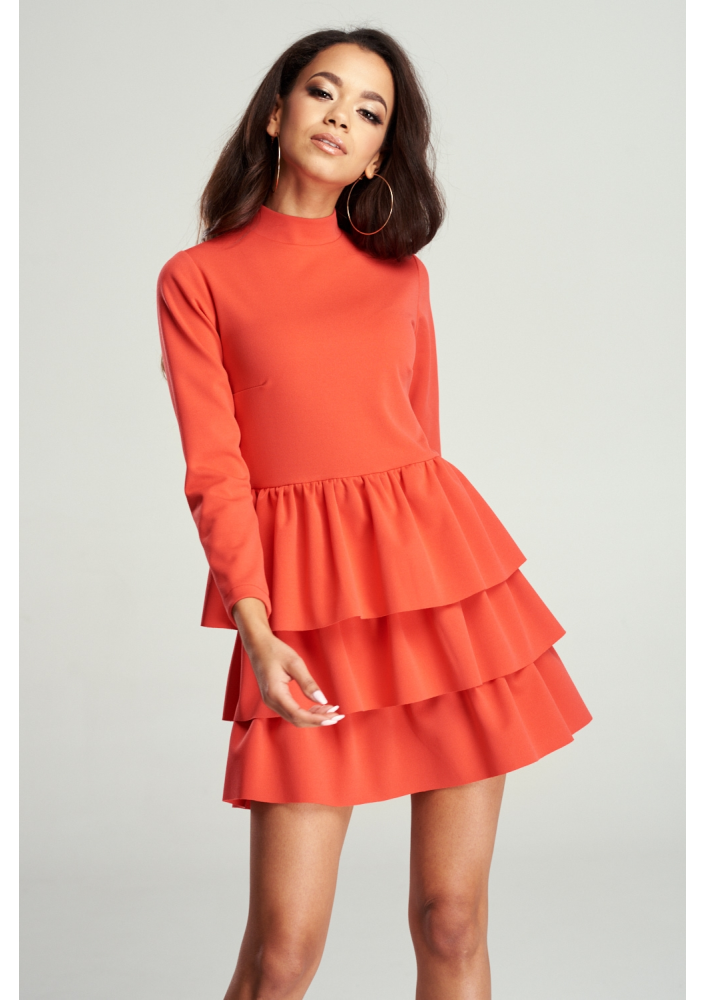 SUKIENKA Z FALBANKAMI