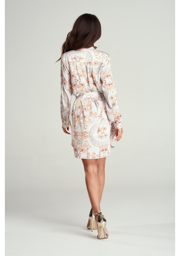 SUKIENKA O KOSZULOWYM KROJU BAROCUE PRINT