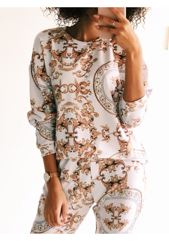 BLUZA PRINT GOLD BAROCUE  ILM