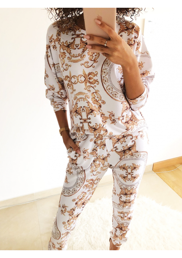 BLUZA PRINT GOLD BAROCUE  ILM