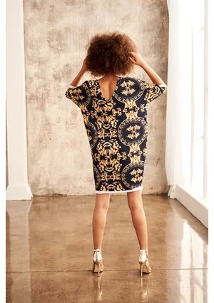 TUNIKA PRINT GOLD BAROCUE  ILM