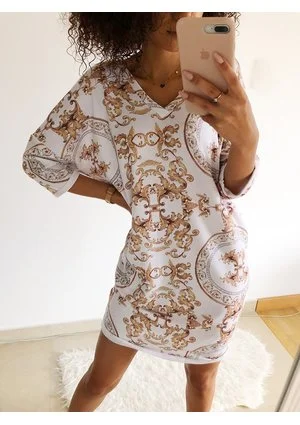TUNIKA PRINT GOLD BAROCUE  ILM