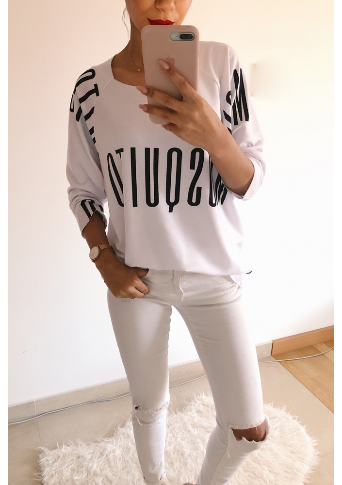 BLUZA OVERSIZE MOSQUITO PRINT ILM