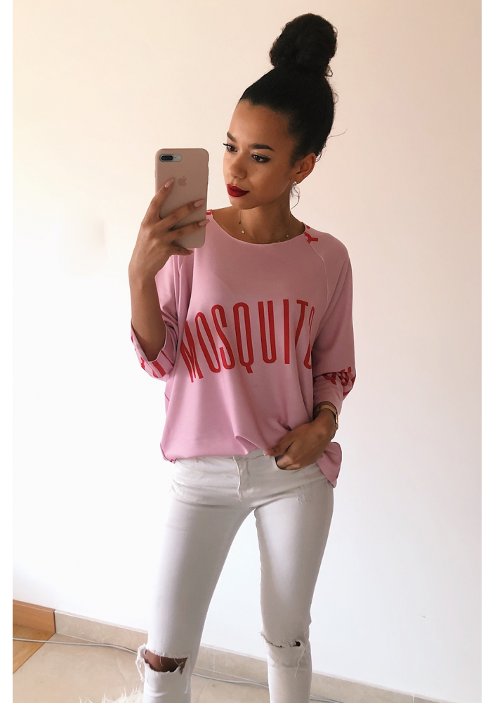 BLUZA OVERSIZE MOSQUITO PRINT ILM