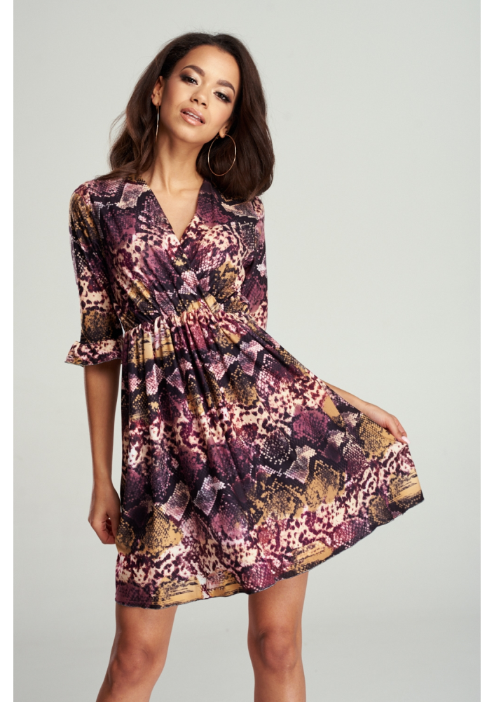 KOPERTOWA DRESS WĘŻOWY PRINT