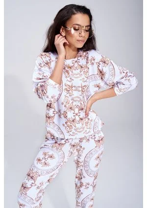BLUZA PRINT GOLD BAROCUE  ILM
