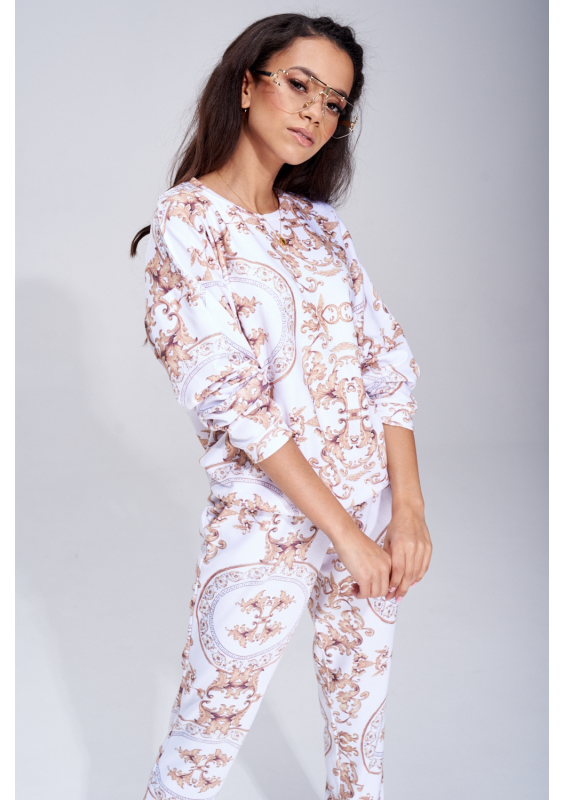 BLUZA PRINT GOLD BAROCUE  ILM