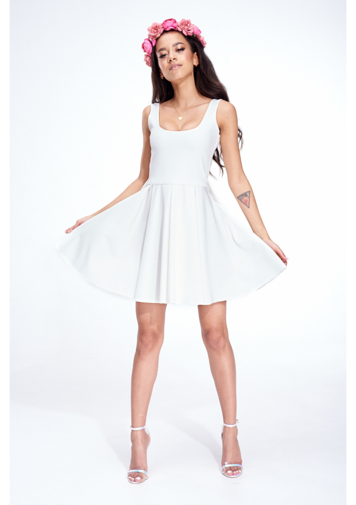 SUKIENKA W KONTRAFAŁDY Z KOKARDĄ