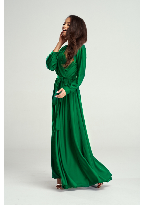 SUKIENKA MAXI  Z SATYNY