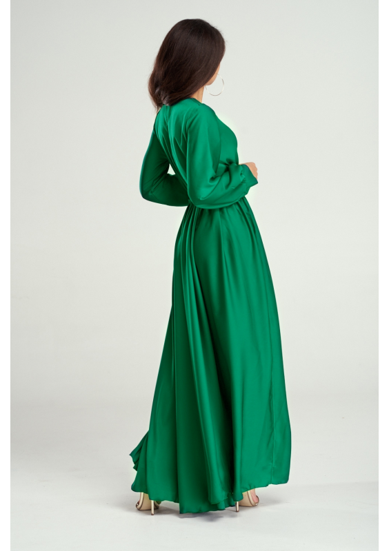 SUKIENKA MAXI  Z SATYNY