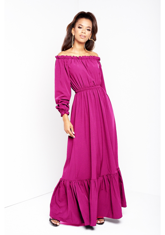 OFF SHOULDERS MAXI DRESS