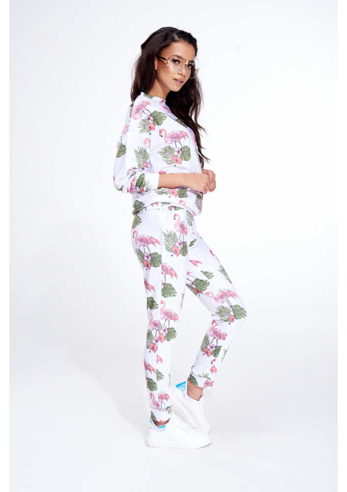 BAWEŁNIANA BLUZA FLAMINGOS ILM