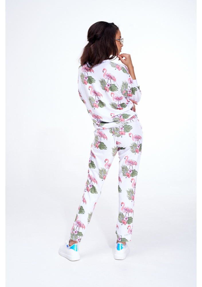 BAWEŁNIANA BLUZA FLAMINGOS ILM