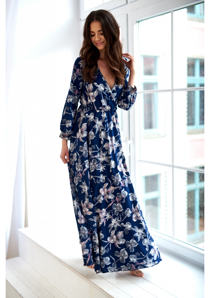 SUKIENKA Z KOŁA MAXI NEVY FLOWERS