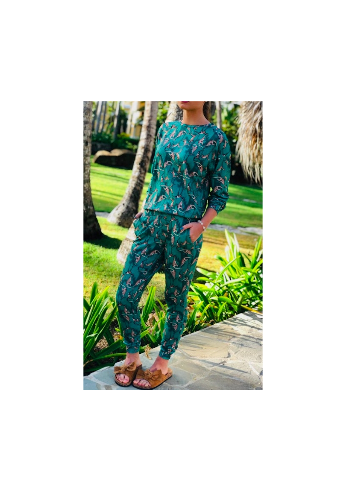 MONKEY SWEATPANTS PRINT ILM