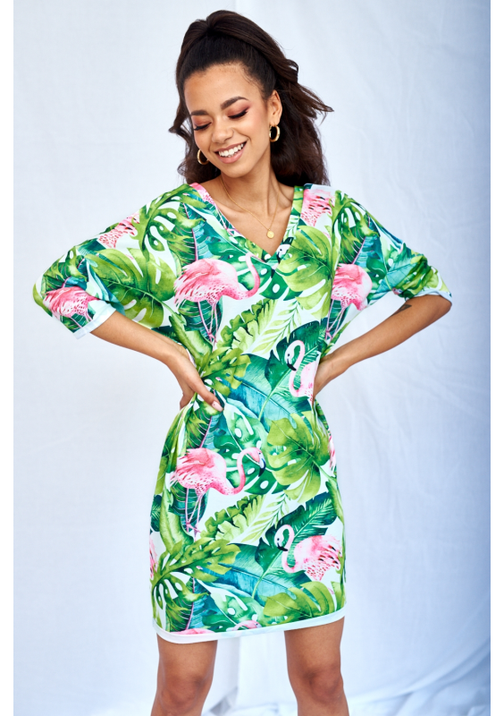 MONSTERA PRINT TUNIC ILM