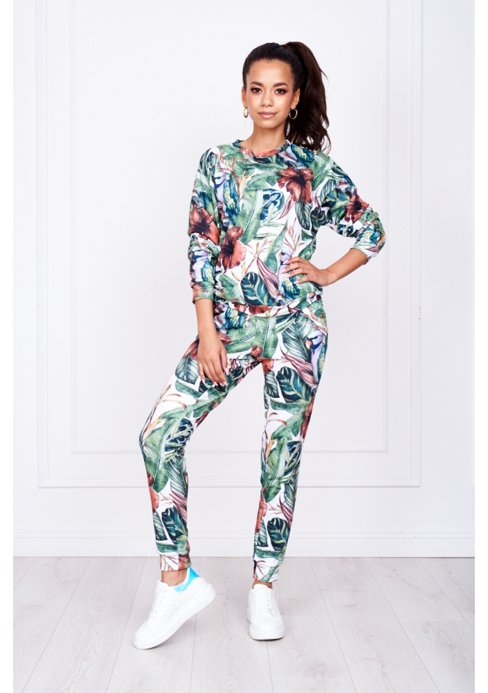 SWEATPANTS IN TROPICAL PRINT ILM