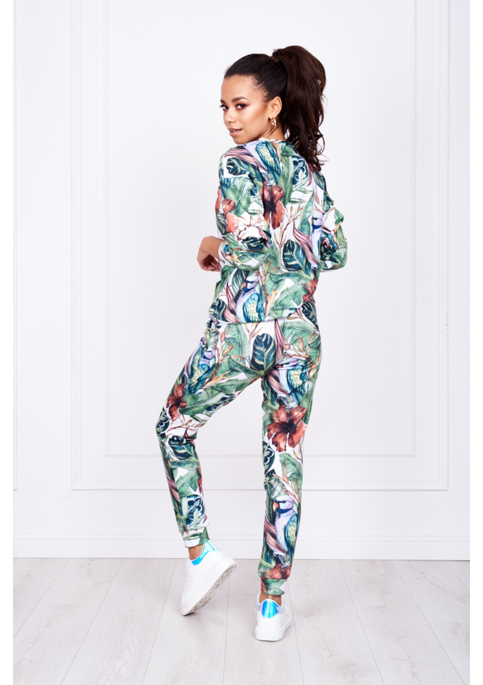 SWEATPANTS IN TROPICAL PRINT ILM