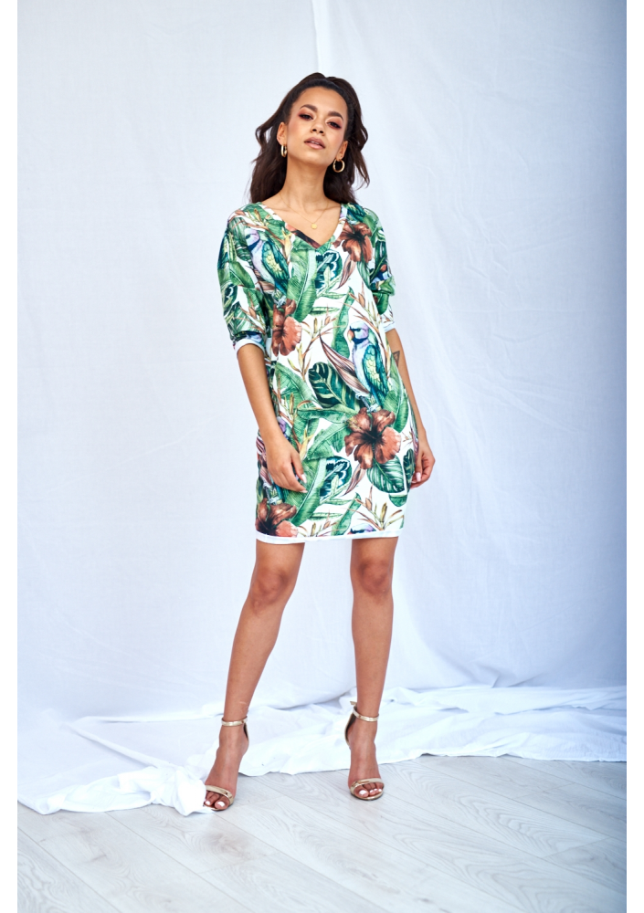 TROPICAL PRINT TUNIC ILM