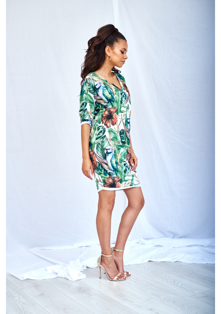 TROPICAL PRINT TUNIC ILM