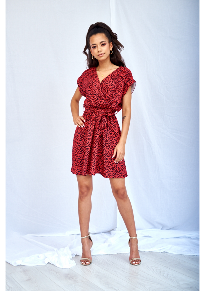 SUKIENKA COLORS LEOPARD