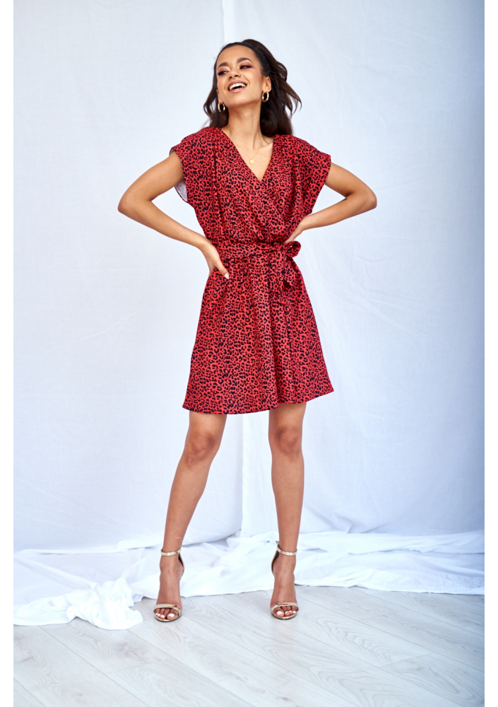 SUKIENKA COLORS LEOPARD