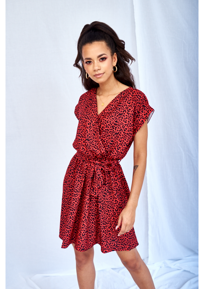 SUKIENKA COLORS LEOPARD