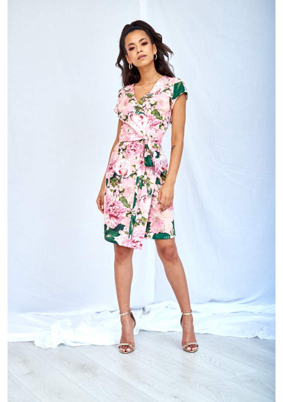 KOPERTOWA SUKIENKA BLACK ROSE