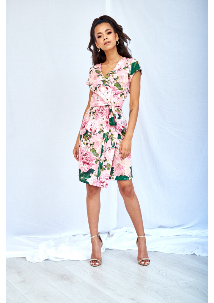 KOPERTOWA SUKIENKA BLACK ROSE