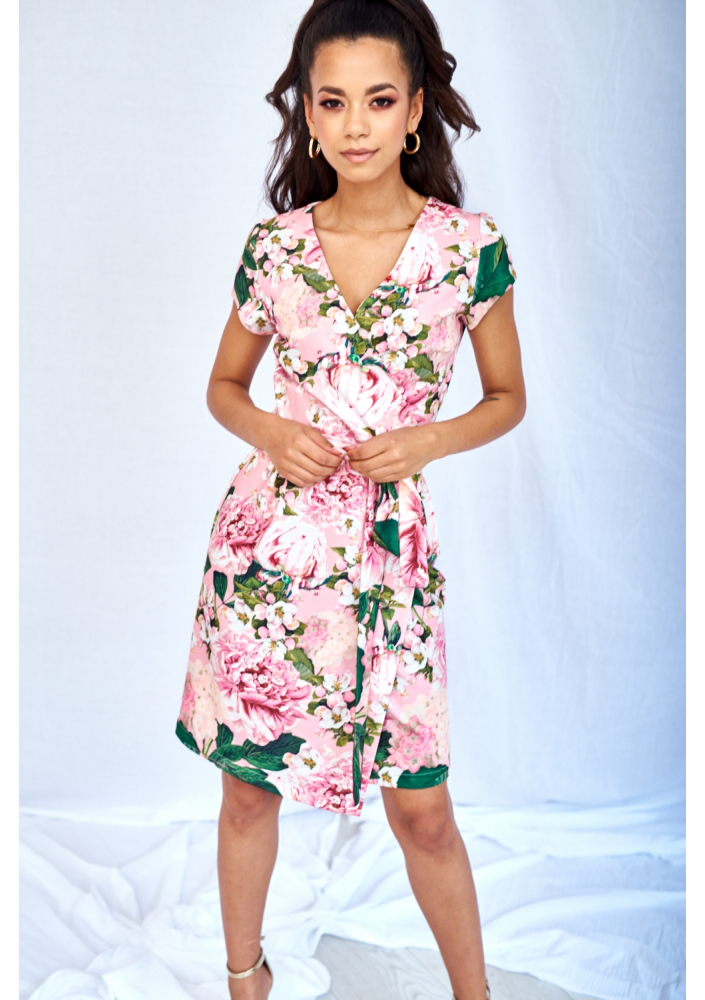 KOPERTOWA SUKIENKA BLACK ROSE