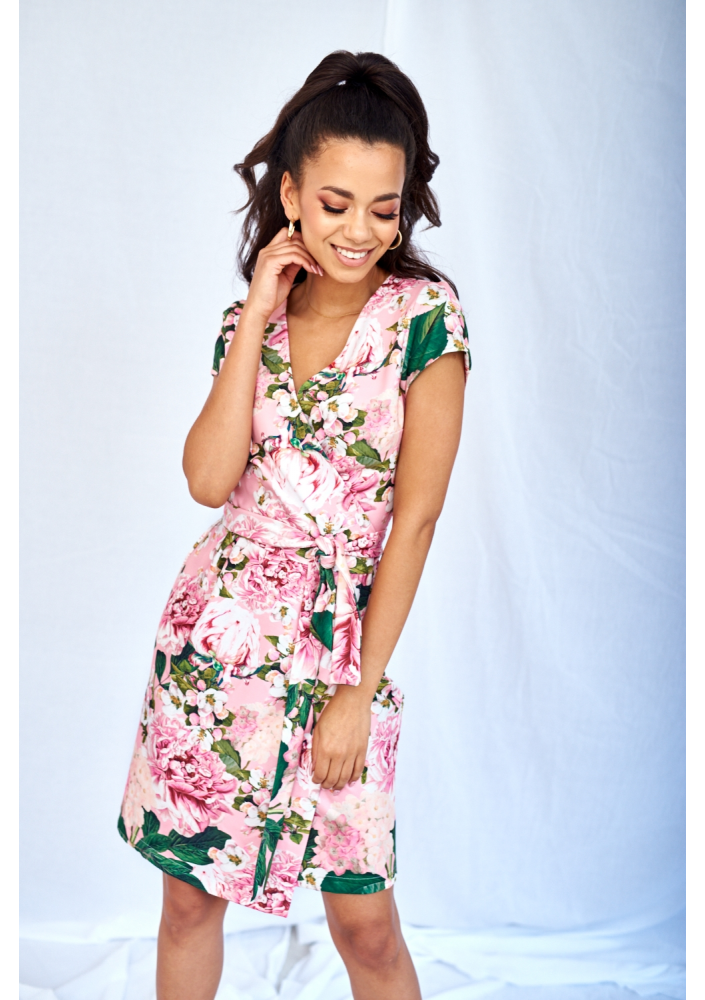 KOPERTOWA SUKIENKA BLACK ROSE