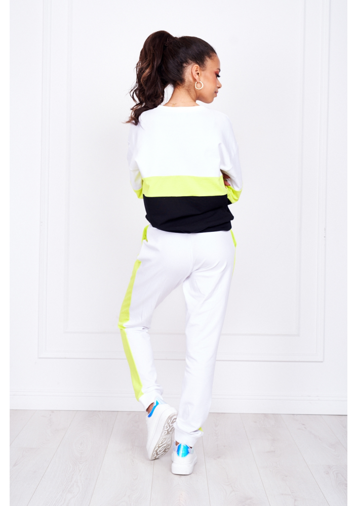 SWEATSHIRT WITH NEON COLOR BLOCK ILM