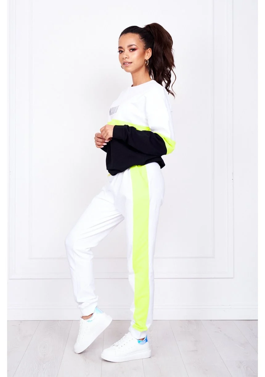 TROUSERS WITH NEON COLOR BLOCK ILM