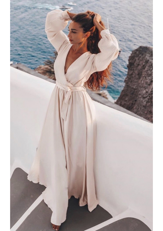 SUKIENKA MAXI  Z SATYNY