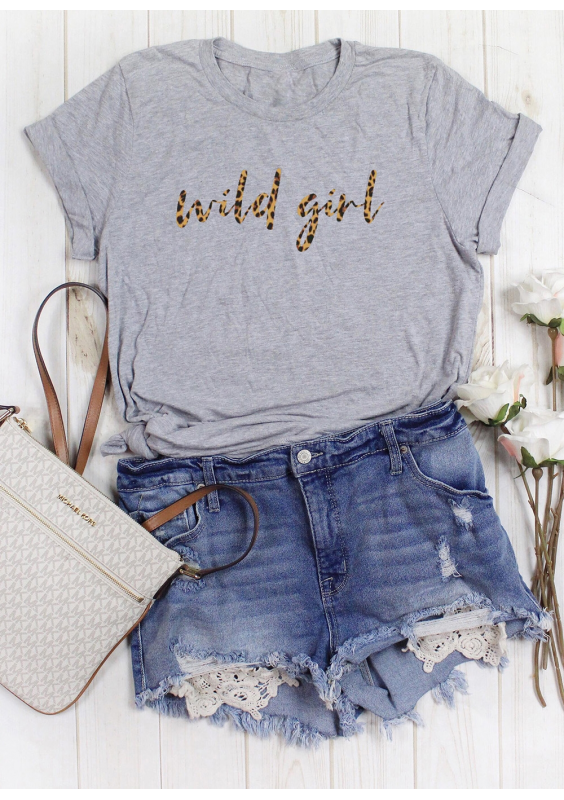 T-SHIRT "WILD GIRL" ILM