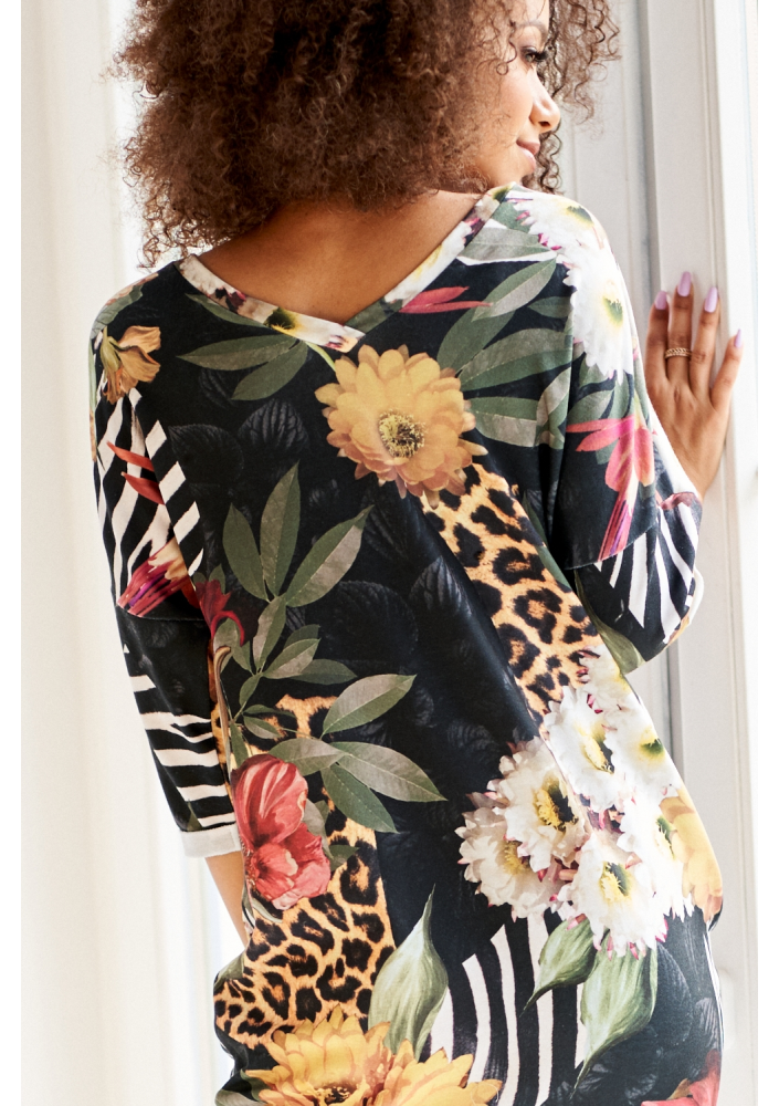 TUNIKA JUNGLE PATCHWORK PRINT ILM